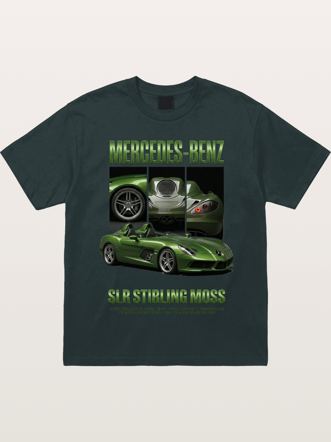 Mercedes SLR Stirling Moss Art Gildan T-shirt