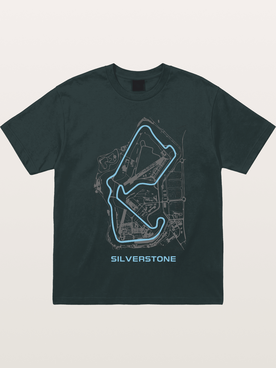 Silverstone F1 Circuit Map Gildan T-shirt