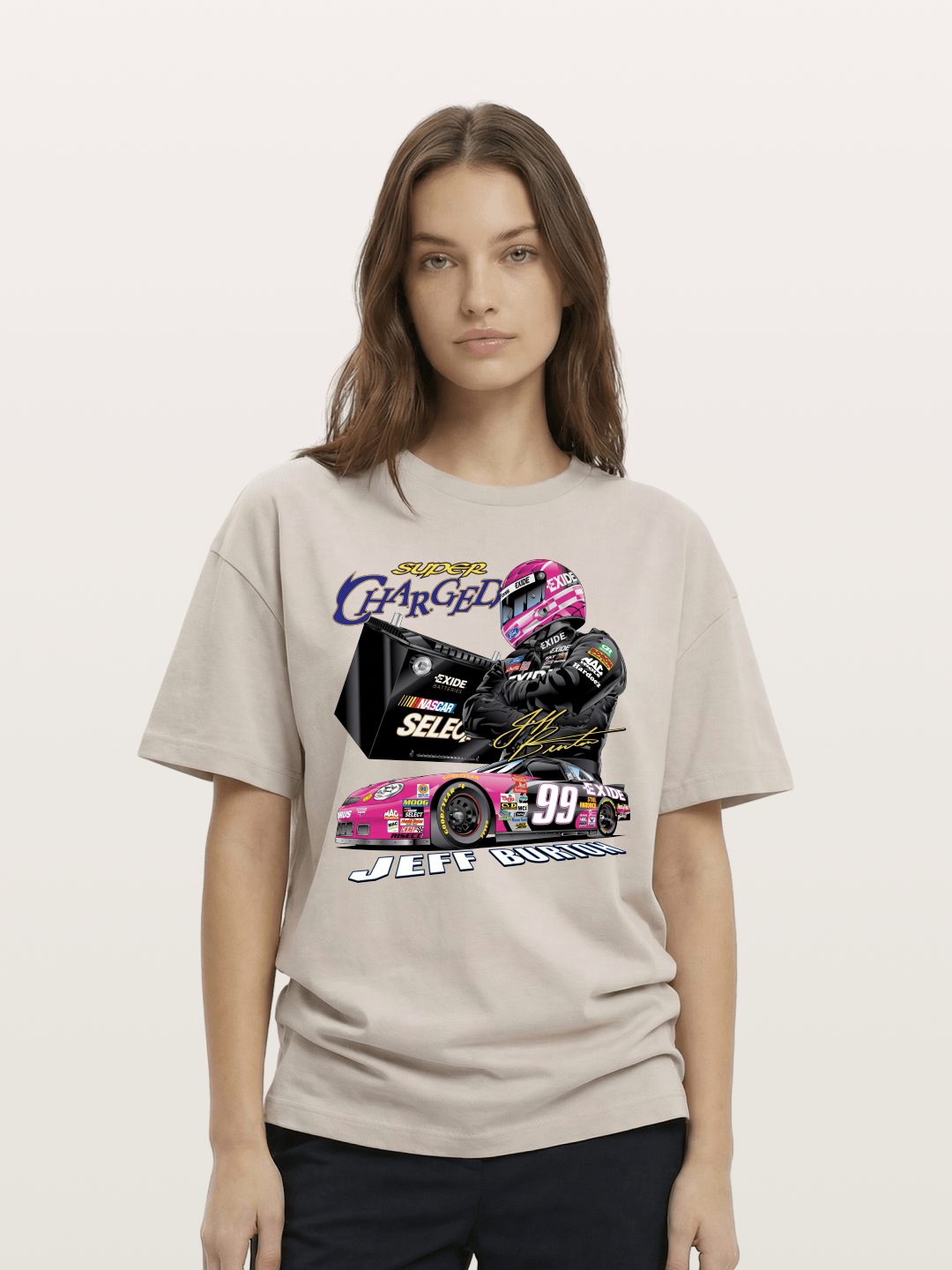 Jeff Burton 99 NASCAR Legend Cotton T-shirt