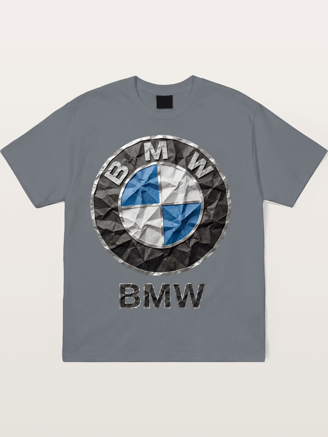 BMW Crumpled Paper Emblem Cotton T-shirt