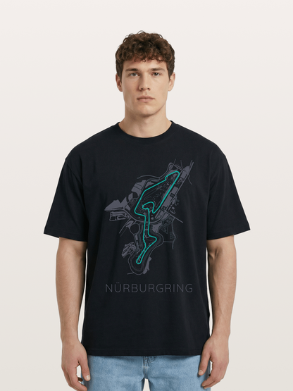 Nu?rburgring Track Diagram Cotton T-shirt