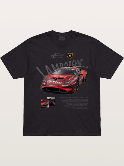 Lamborghini Huracan Red Super Trofeo Gildan T-shirt