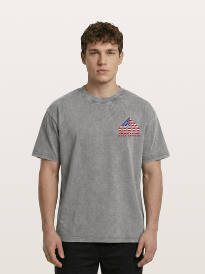 Saratoga Star Spangled Tent Top Washed T-shirt