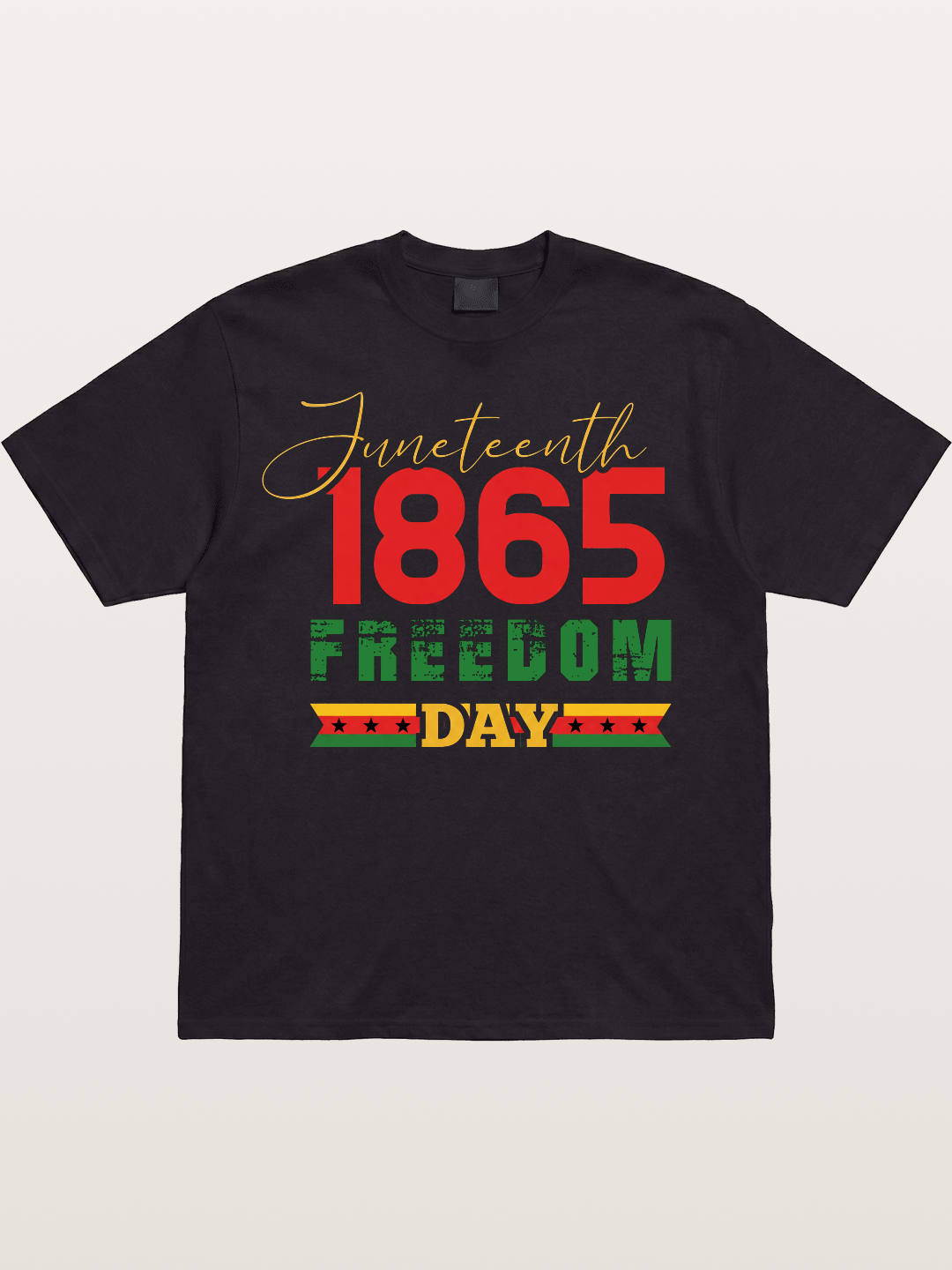 Juneteenth 1865 Freedom Day Cotton T-shirt