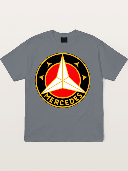 Vintage Mercedes Star Logo Cotton T-shirt