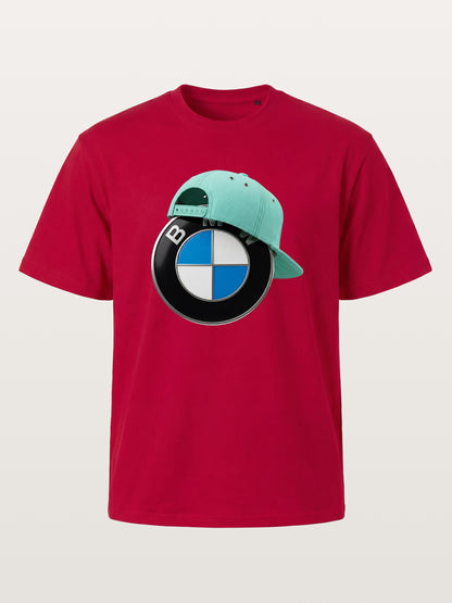 BMW Logo & Tiffany Cap Art Gildan T-shirt
