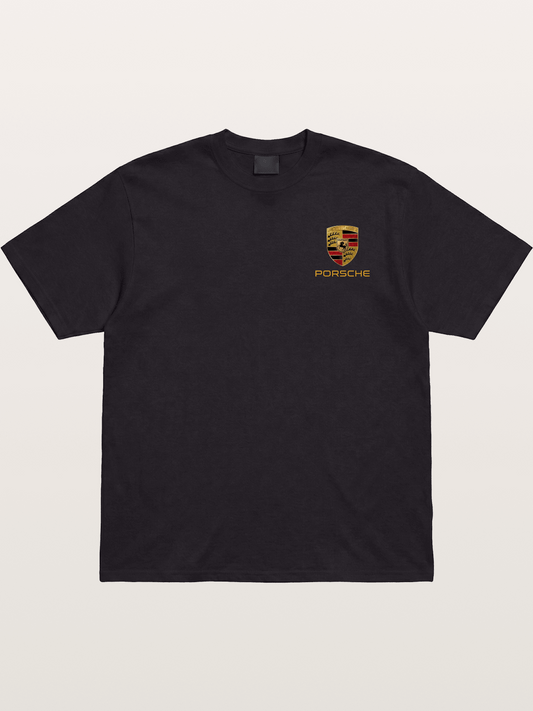 Porsche Crest Stuttgart Shield Gildan T-shirt