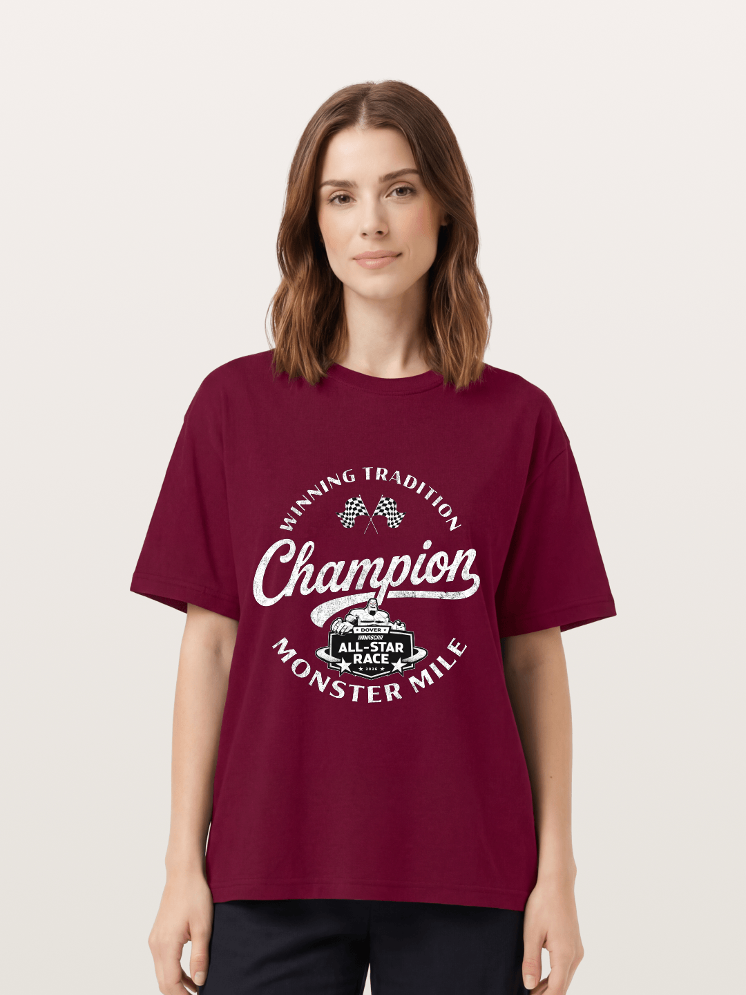 NASCAR Champion Vintage Stamp Design Gildan T-shirt