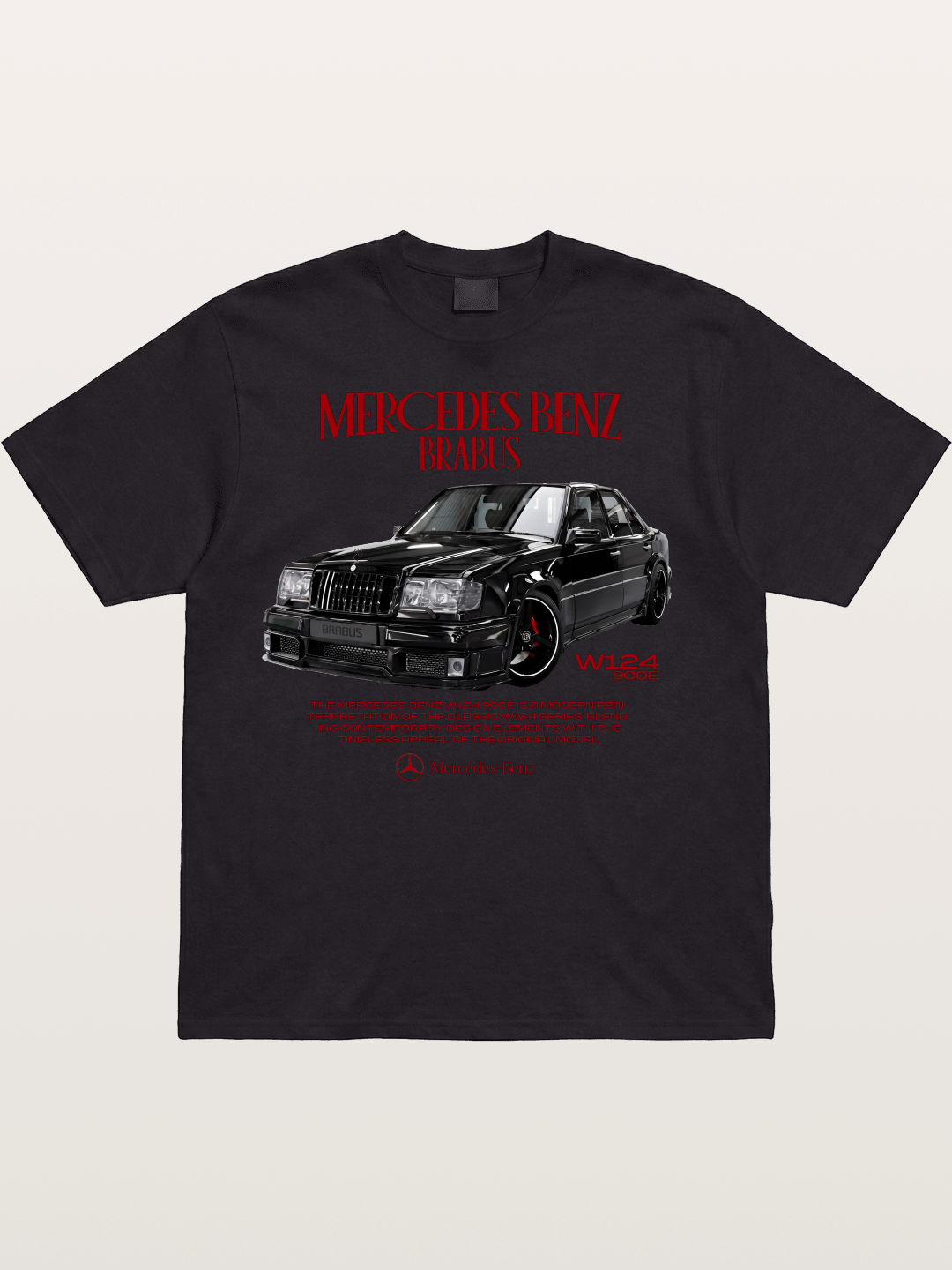 W124 500E Brabus Retro Cotton T-shirt