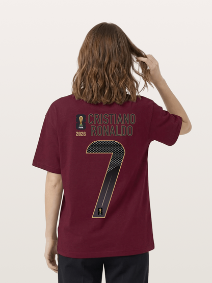 Portugal 7 Ronaldo 2026 WC Gildan T-shirt