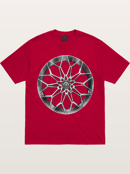 Lamborghini Multi-Spoke Alloy Wheel Gildan T-shirt