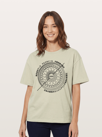 Work Wheel Cotton T-shirt
