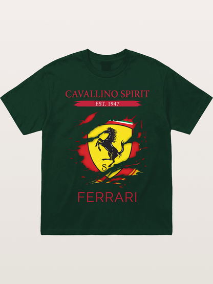 Ferrari 1947 Tear Logo Gildan T-shirt