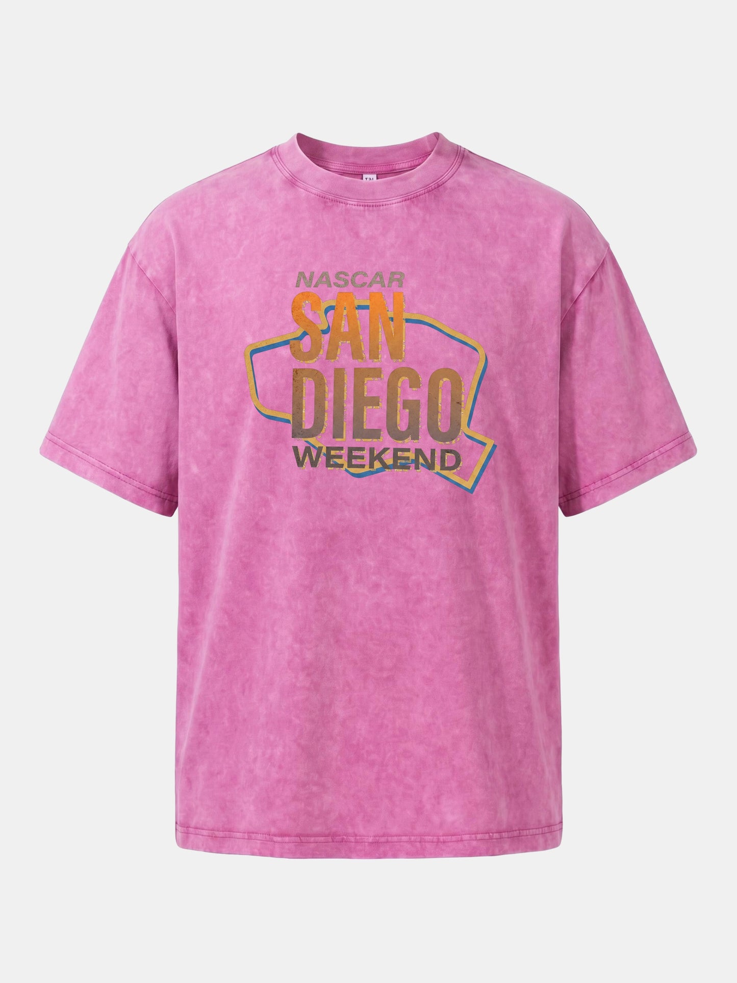 San Diego Weekend Vintage Typography Washed T-shirt