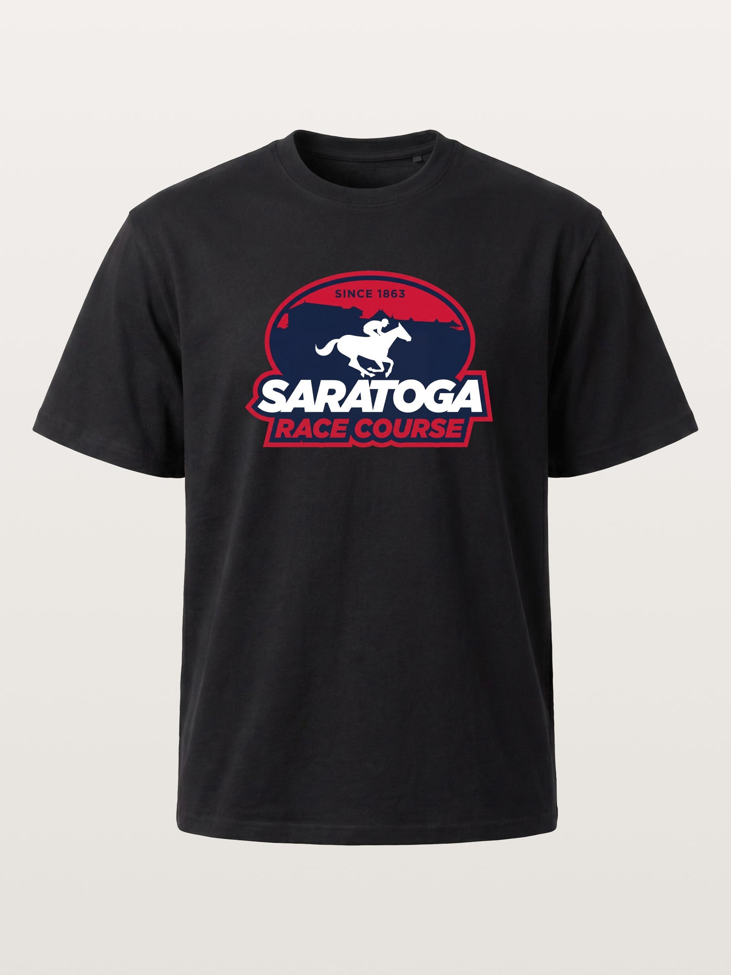 Saratoga Race Course Shield Crest Cotton T-shirt