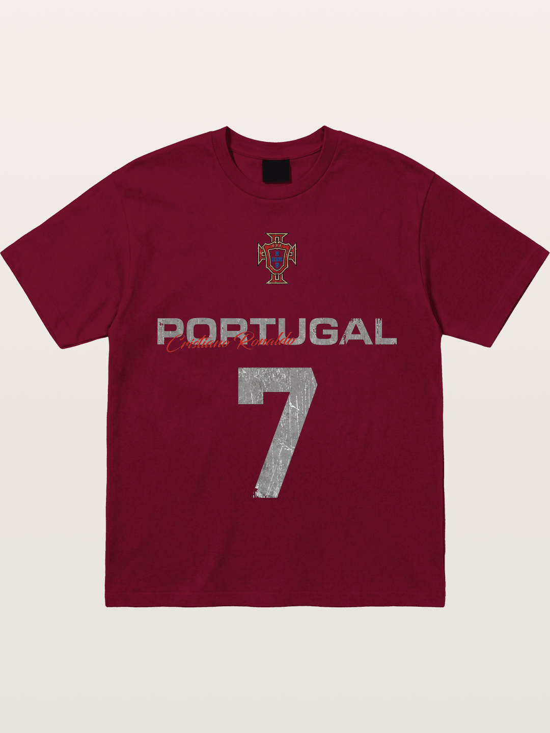 Portugal Ronaldo 7 Jersey Gildan T-shirt