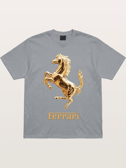 Ferrari Golden Prancing Horse Gildan T-shirt