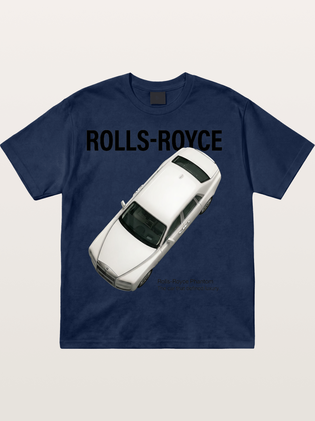 Rolls Royce Phantom Print Cotton T-shirt