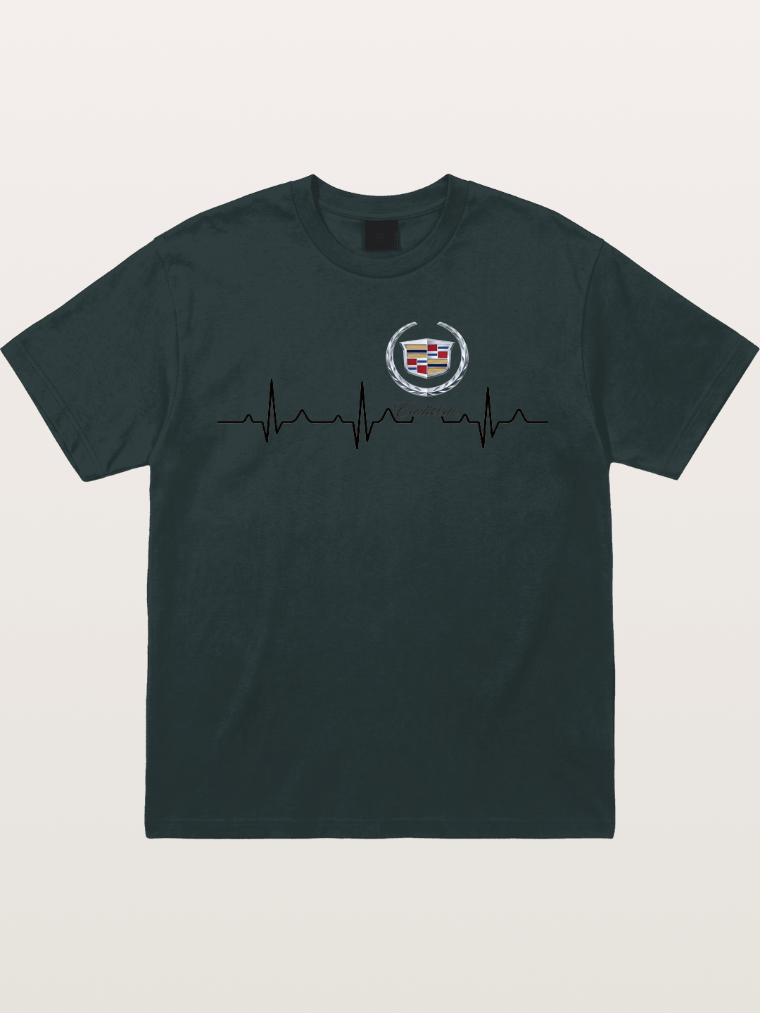 Cadillac Heartbeat Graphic Gildan T-shirt