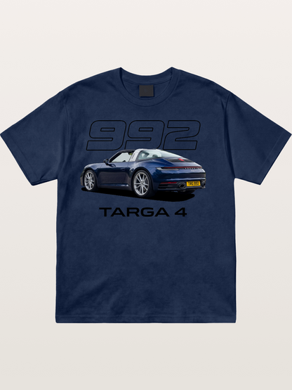 Porsche 992 Targa 4 Poster Cotton T-shirt