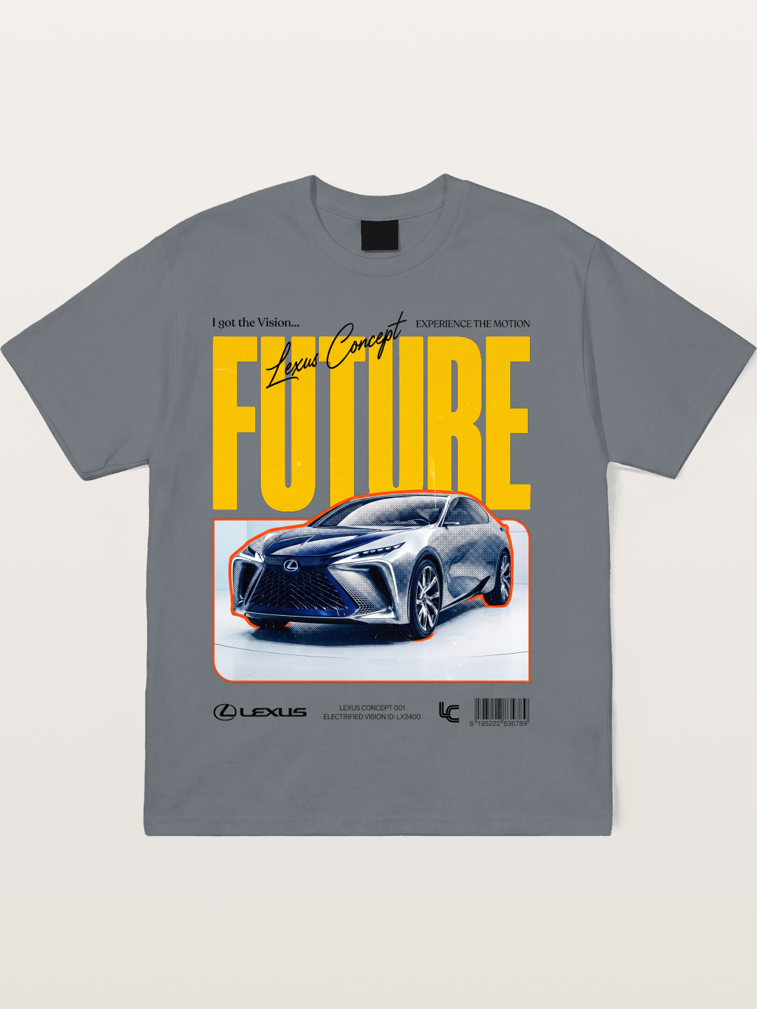 Future Lexus Concept Magazine Cotton T-shirt