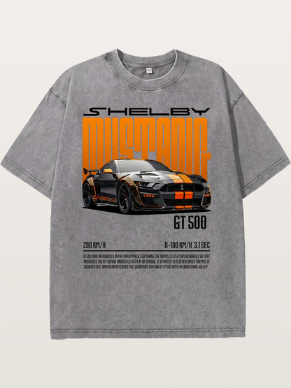 Shelby Mustang GT500 Art Washed T-shirt