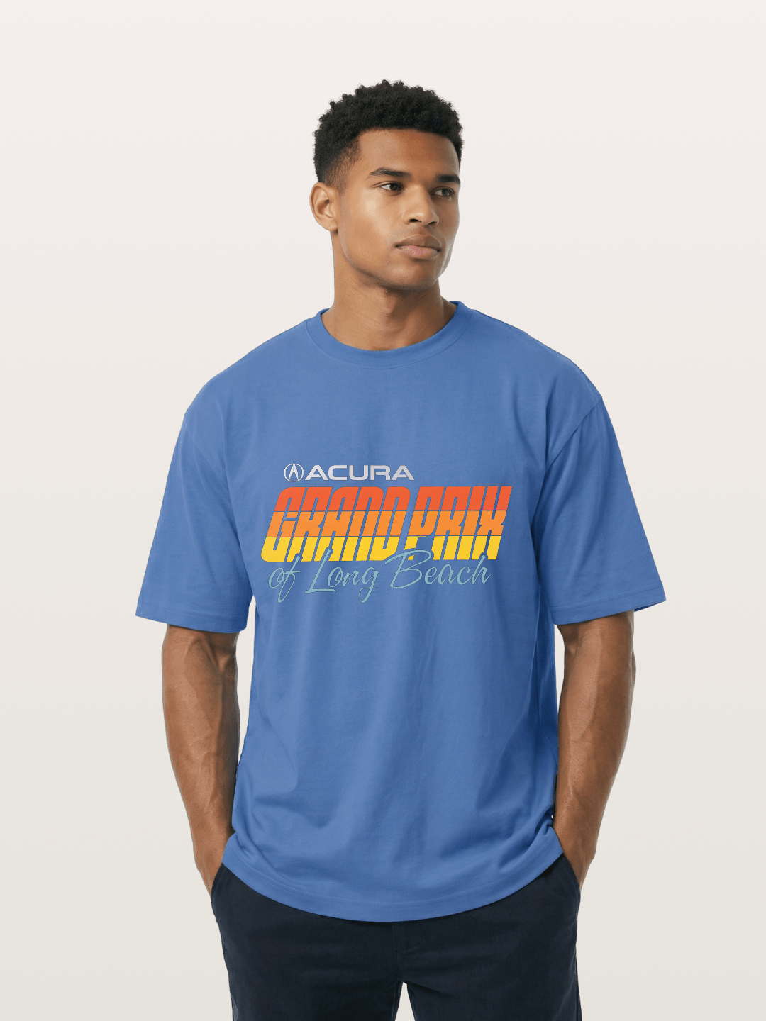 Sunset Grand Prix Typography Gildan T-shirt