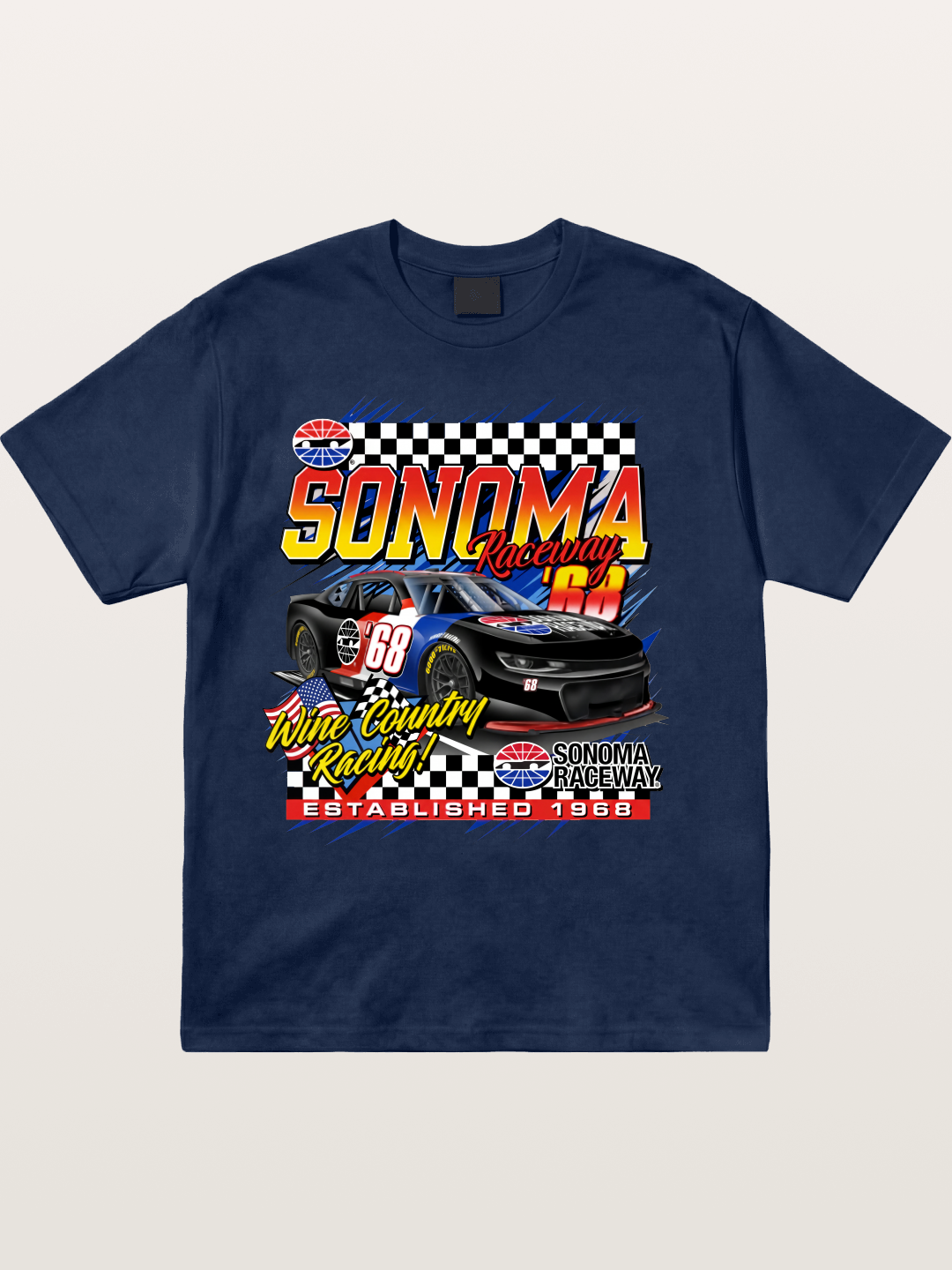 Sonoma NASCAR Wine Country Racing Cotton T-shirt
