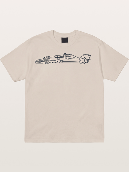 Race Outline Cotton T-shirt
