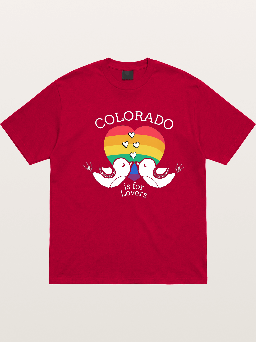 Colorado Trans Pride Heart Design Gildan T-shirt
