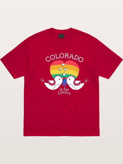 Colorado Trans Pride Heart Design Gildan T-shirt