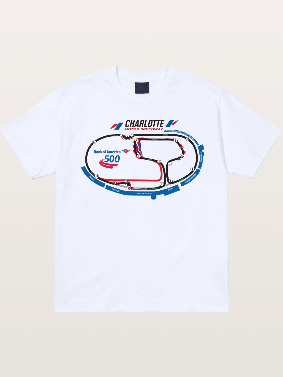 Charlotte Bank Of America 500 Gildan T-shirt