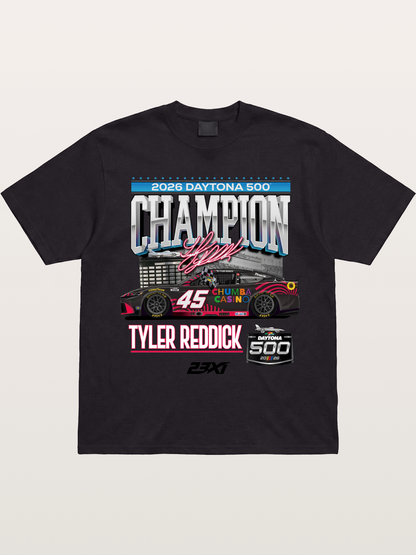 Tyler Reddick Daytona 500 Champion Print Gildan T-shirt
