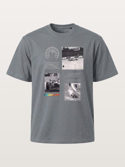 Silverstone F1 Vintage Race Archive Cotton T-shirt