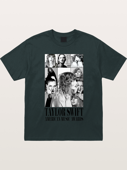 Taylor Swift AMA Collage Print Gildan T-shirt