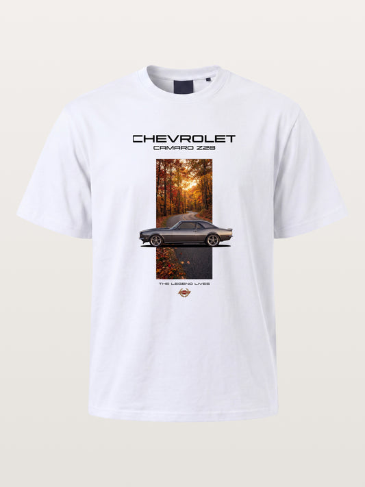 Camaro Z28 Desert Sunset Art Cotton T-shirt