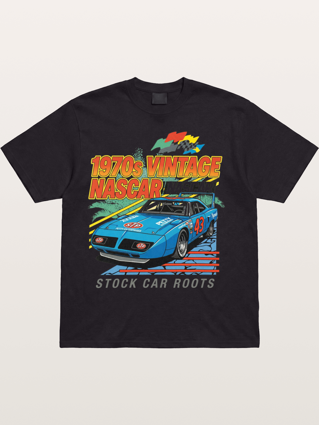 Stock Car Racer Cotton T-shirt