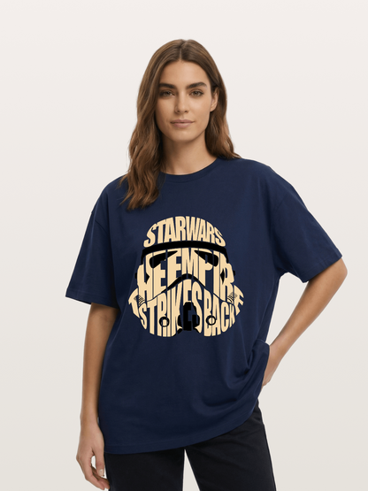 Star Wars Stormtrooper Word Art Design Cotton T-shirt