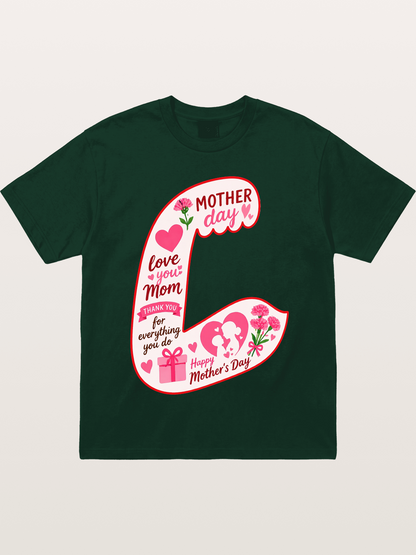 Mother's Day Love You Mom Art Gildan T-shirt