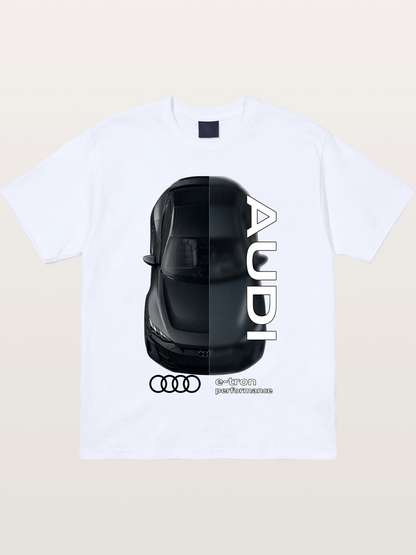 Audi E-Tron Split View Print Gildan T-shirt