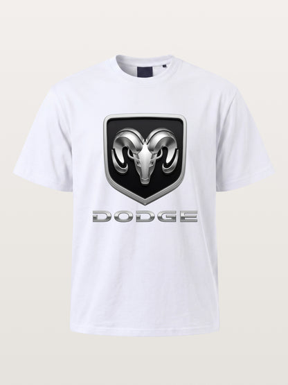 Silver Ram Shield Emblem Gildan T-shirt