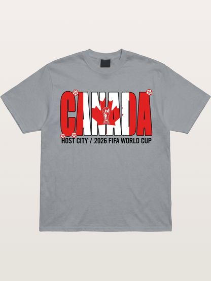 Canada 2026 World Cup Typography Gildan T-shirt