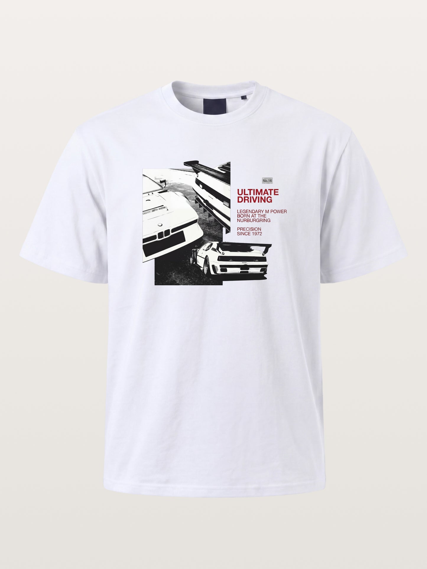 Vintage BMW M3 Black White Card Gildan T-shirt