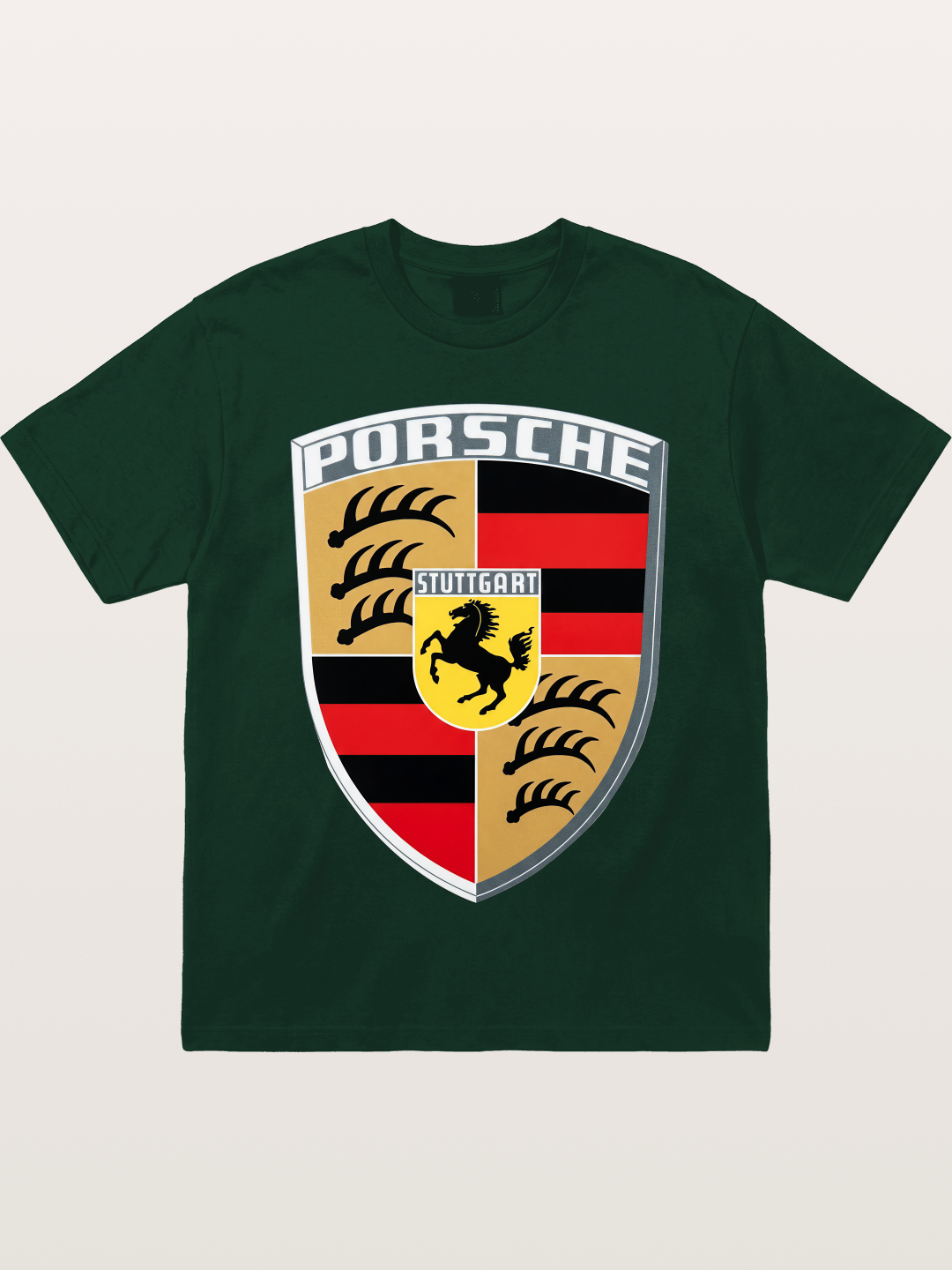 Porsche Crest Shield Design Gildan T-shirt