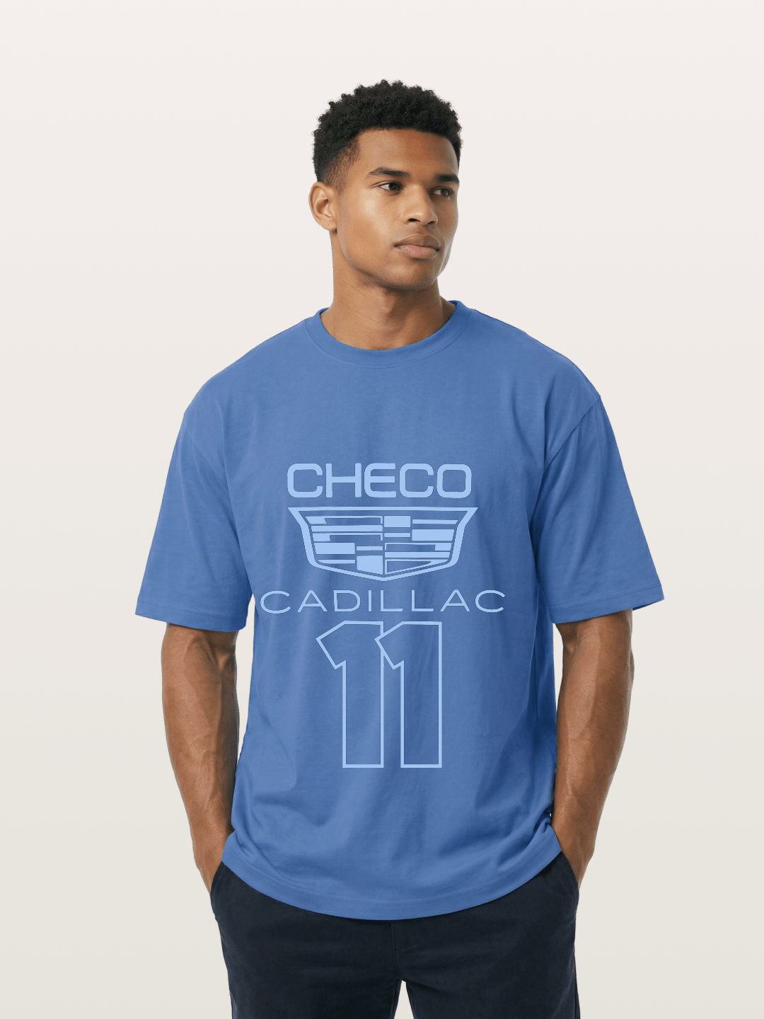 Checo Cadillac #11 Racing Emblem Gildan T-shirt