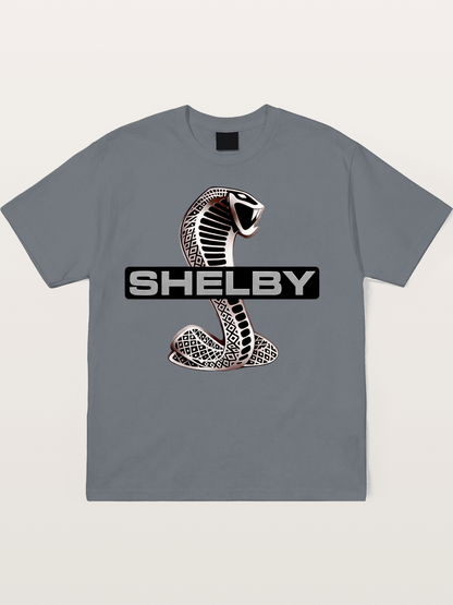 Shelby Cobra Logo Artwork Cotton T-shirt