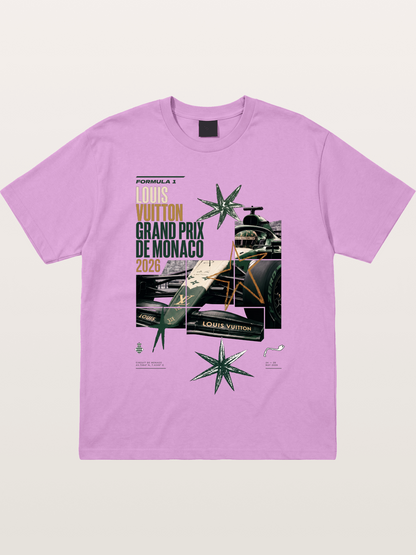 Green LV F1 Race Car Print Gildan T-shirt