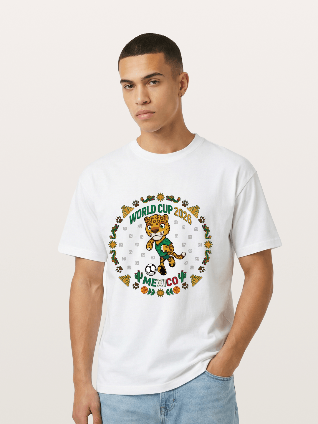 Mexico 2026 World Cup Mascot Gildan T-shirt
