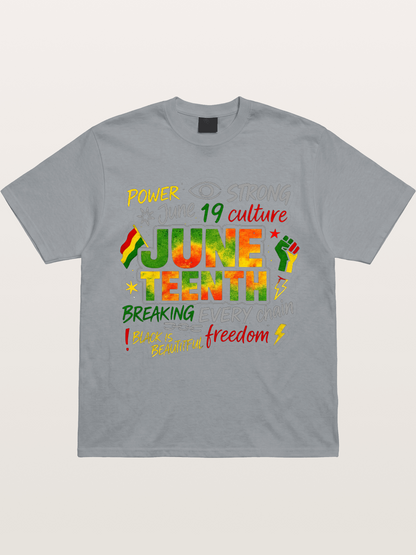 Juneteenth Breaking Every Chain Gildan T-shirt