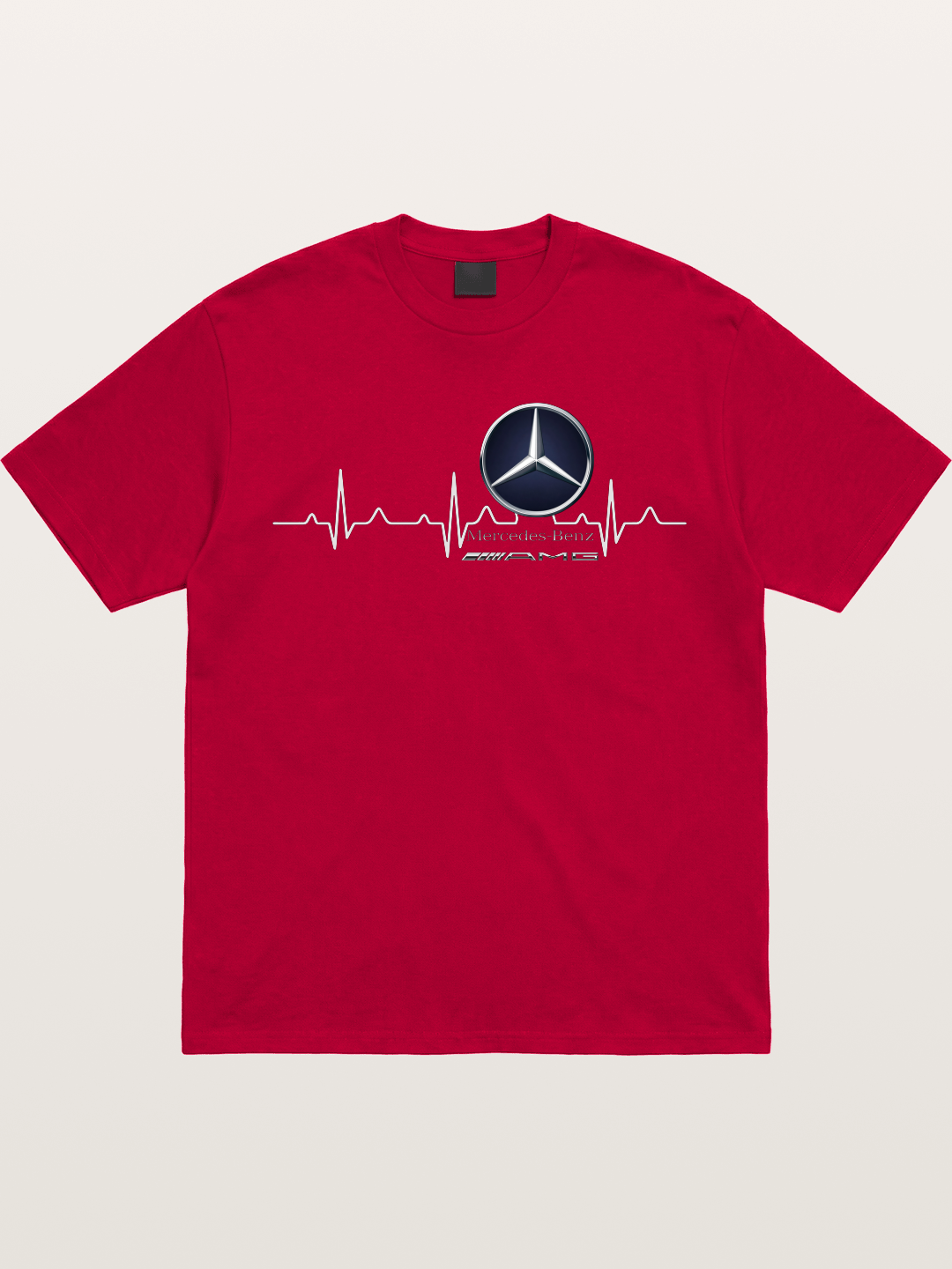 Mercedes Heartbeat Line Gildan T-shirt